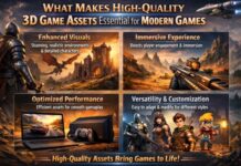 What Makes High-Quality 3D Game Assets Essential for Modern Games